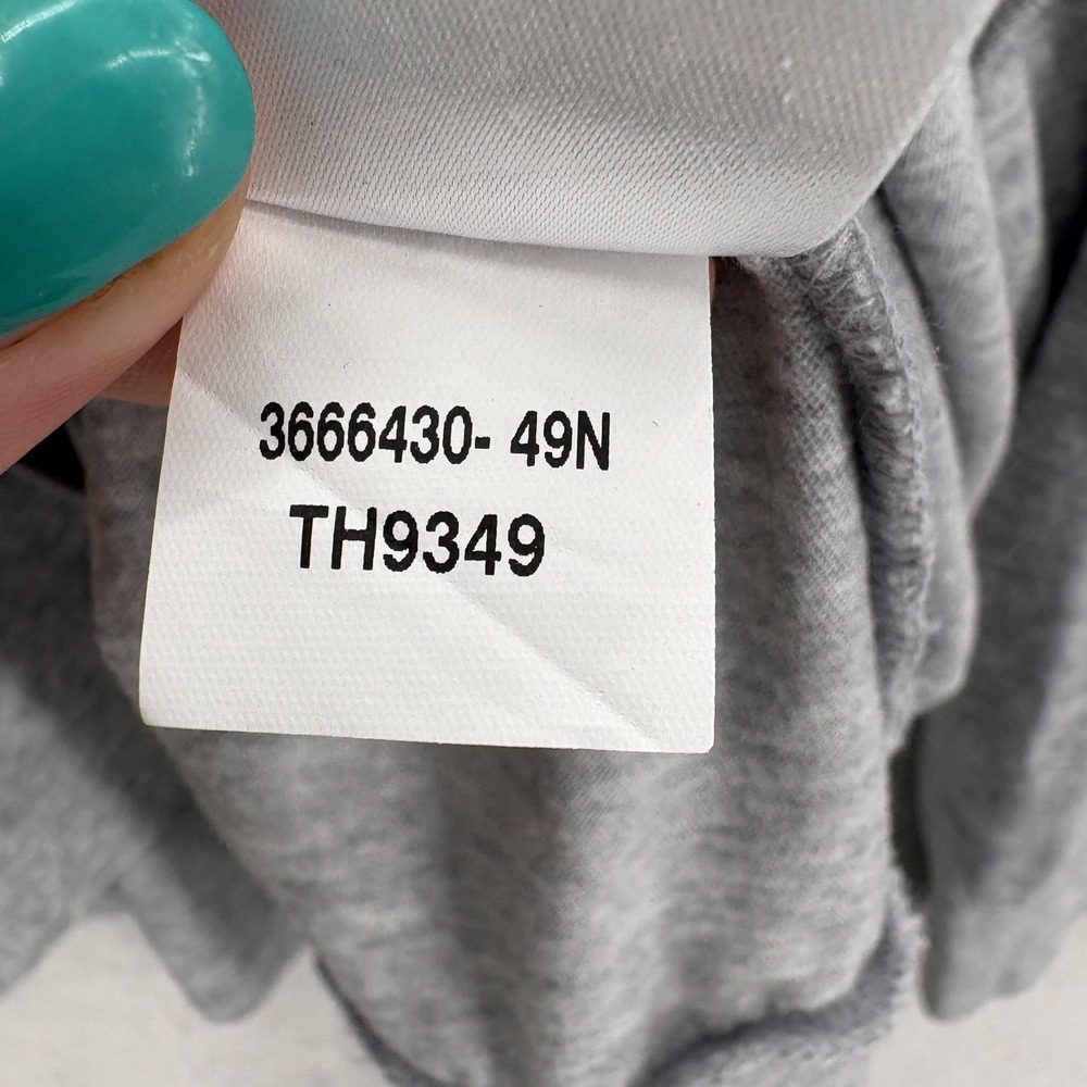 Lacoste Hoodie Mens XL Gray Jersey Pullover Kangaroo Pocket Regular Fit Logo - Picture 7 of 13